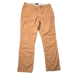 Brooks Brothers Milano Fit Straight Leg Chino Pants Brown Size 10